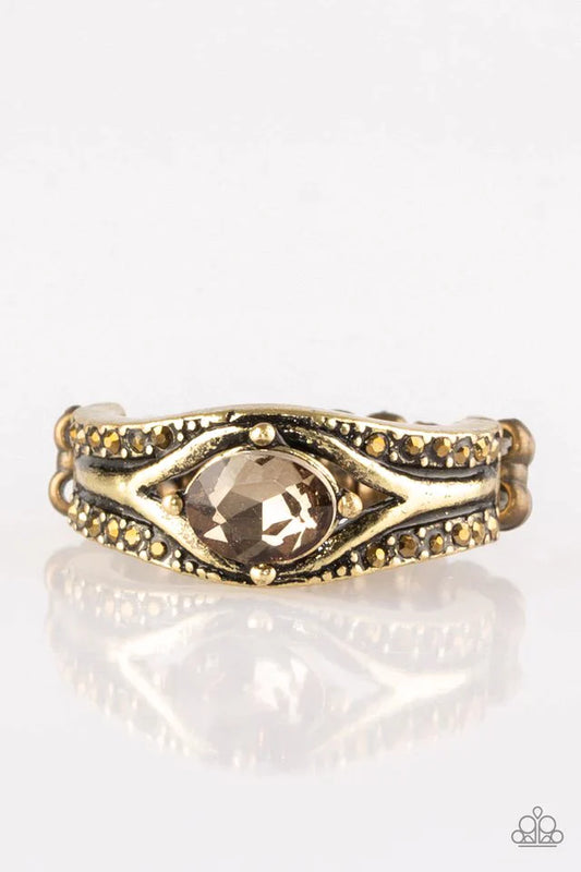 Paparazzi Ring ~ The Insider - Brass