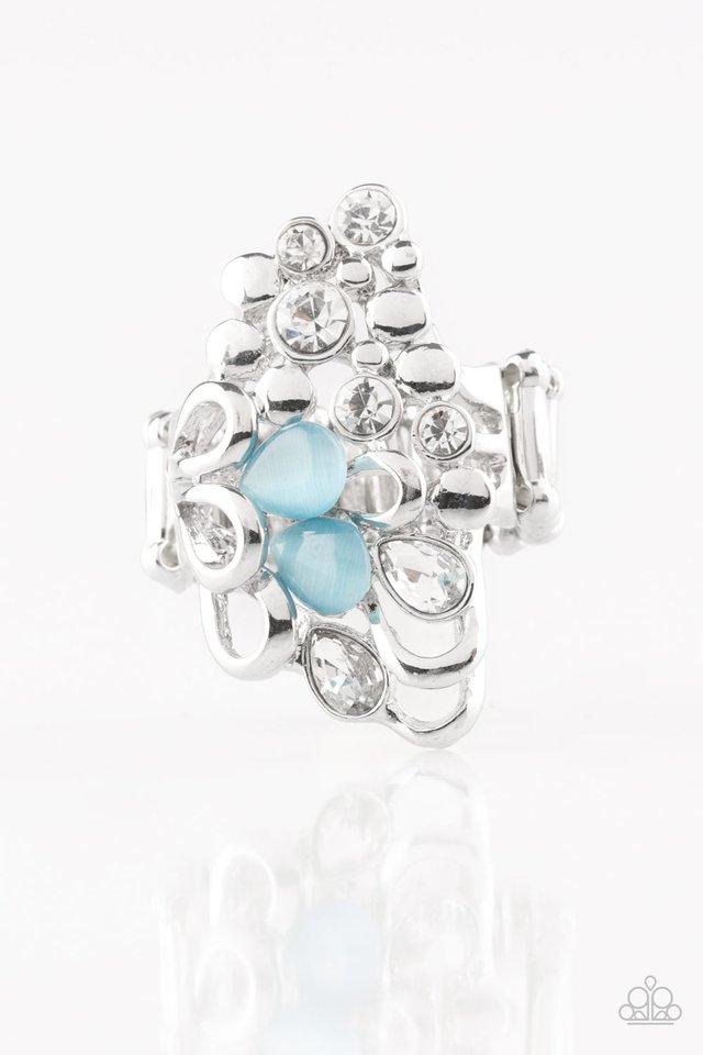 Paparazzi Ring ~ Sparkle Splash - Blue