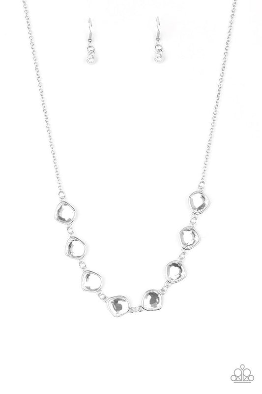 The Imperfectionist - White - Paparazzi Necklace Image