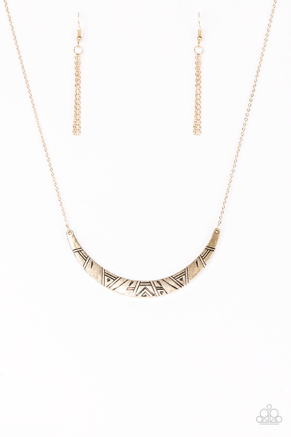 Paparazzi Necklace ~ Howl At The Moon - Gold