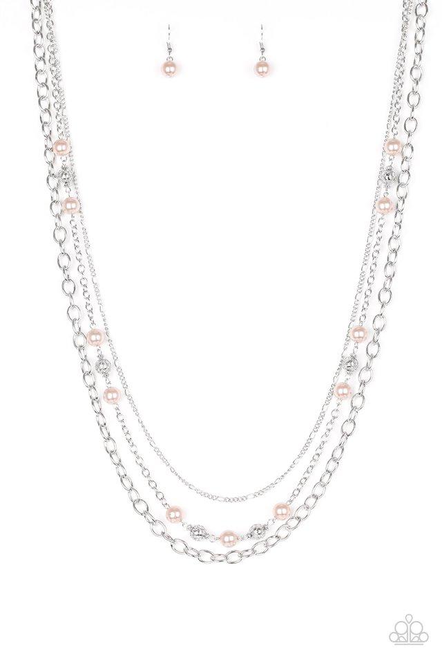 Paparazzi Necklace ~ Classical Cadence - Brown