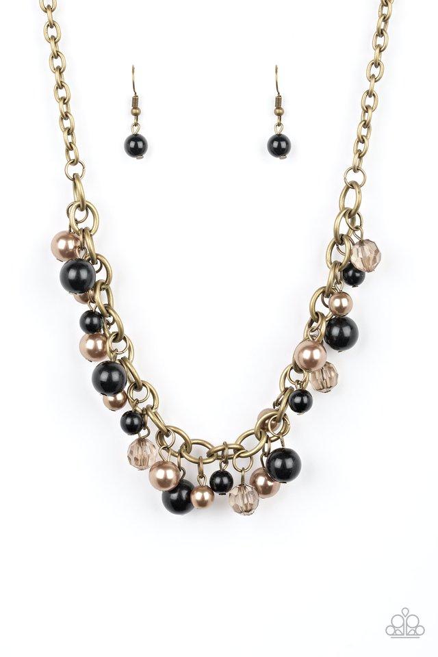 Paparazzi Necklace ~ The GRIT Crowd - Black