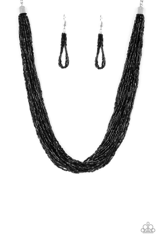 Paparazzi Necklace ~ The Speed of STARLIGHT - Black