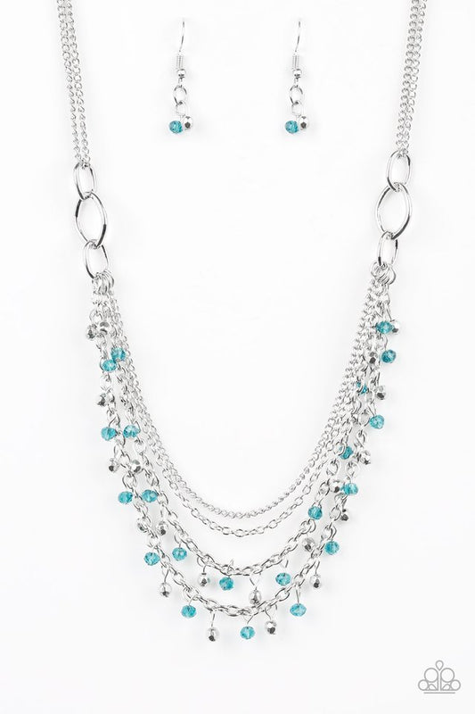 Financially Fabulous - Blue - Paparazzi Necklace Image