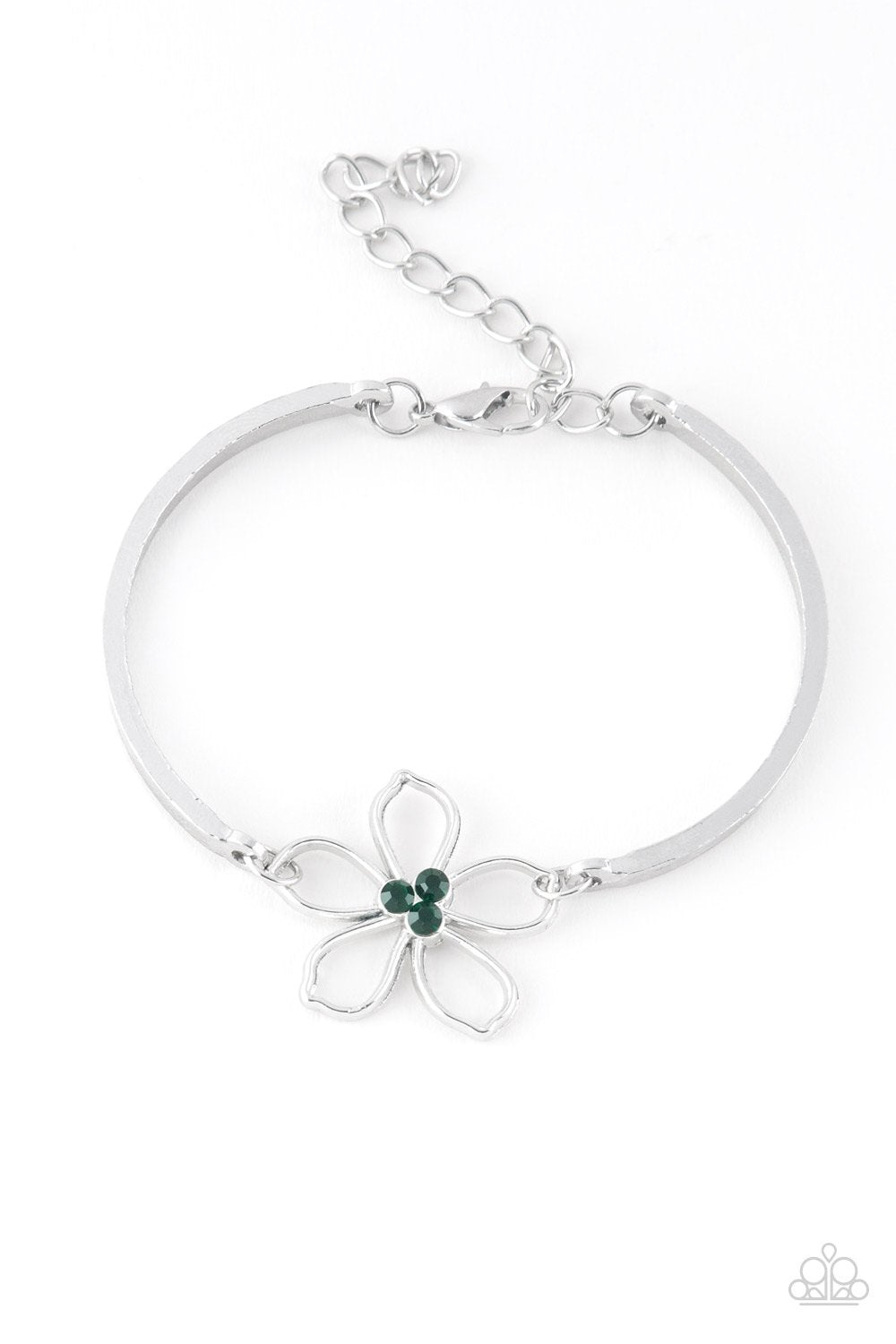 Paparazzi Bracelet ~ Hibiscus Hipster - Green