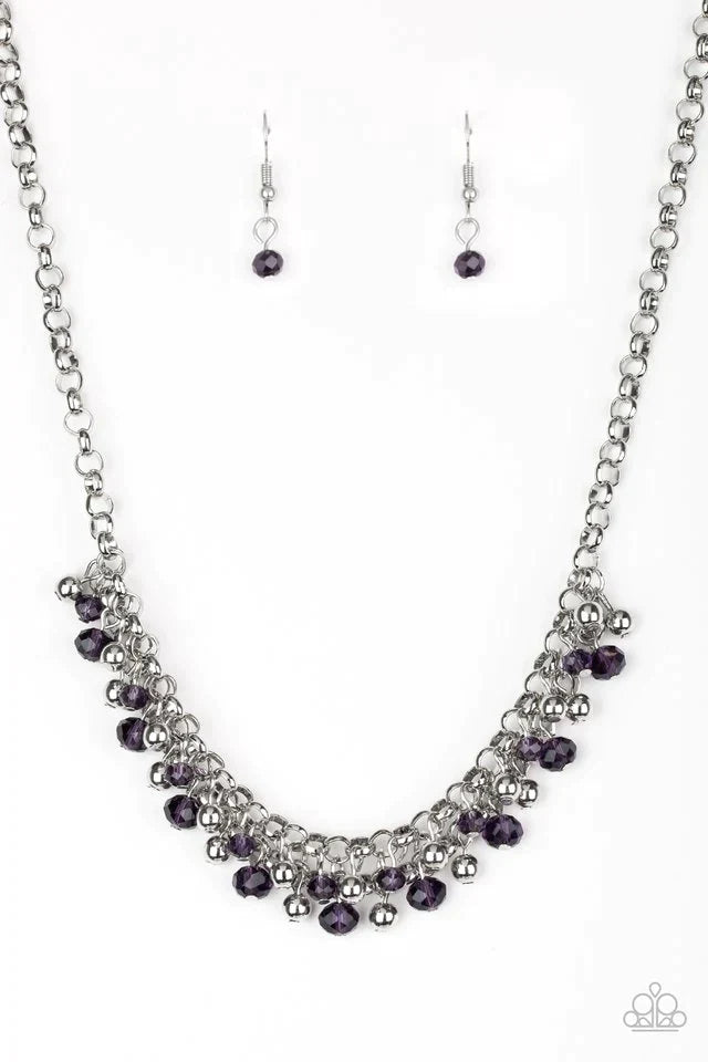 Paparazzi Necklace ~ Trust Fund Baby - Purple