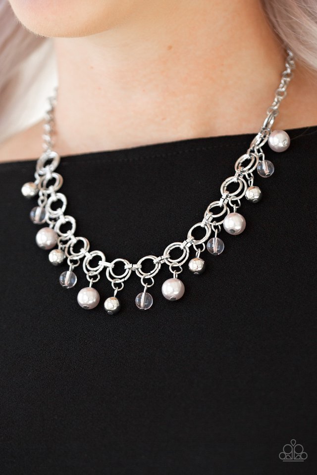 Fiercely Fancy - Silver - Paparazzi Necklace Image