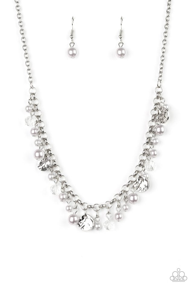 Coastal Cache - Silver - Paparazzi Necklace Image