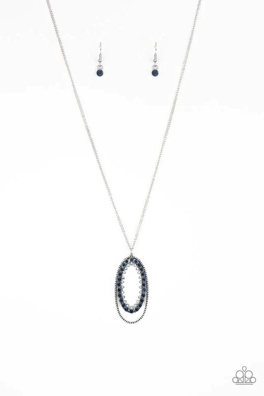 Paparazzi Necklace ~ Money Mood - Blue