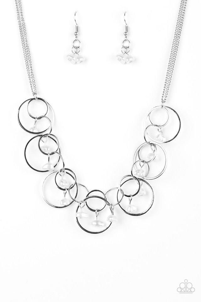 Paparazzi Necklace ~ Seafront Scene - White