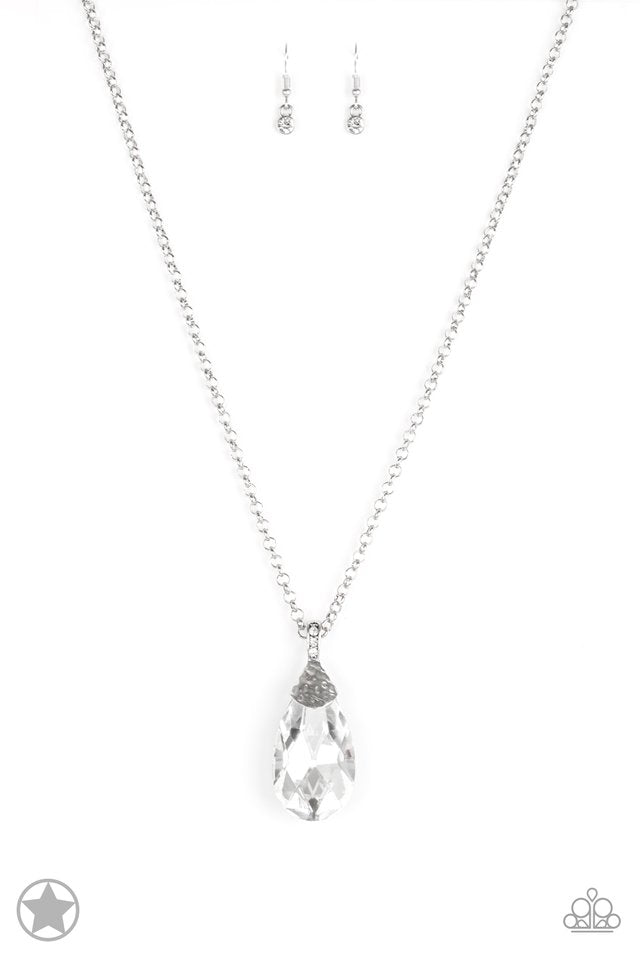 Spellbinding Sparkle - White - Paparazzi Necklace Image
