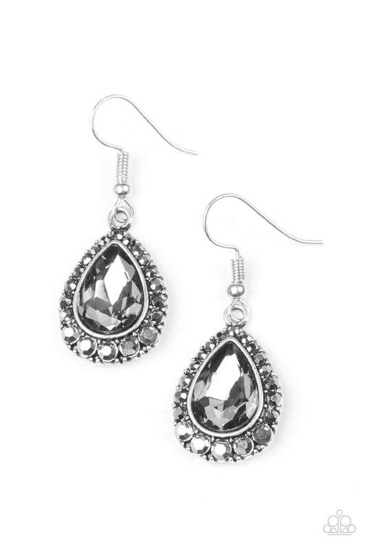 Paparazzi Earring ~ Ready, Set, GLOW! - Silver