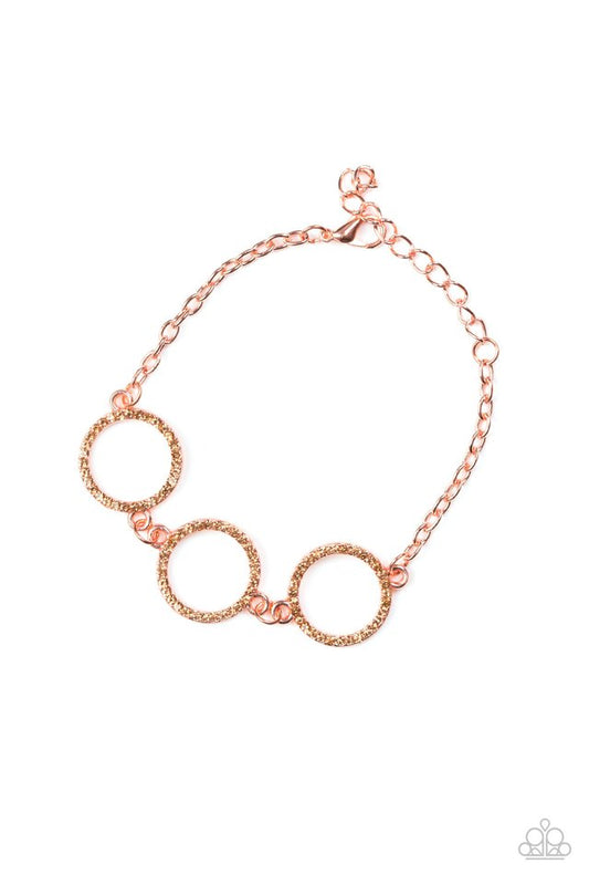 Dress The Part - Copper - Paparazzi Bracelet Image