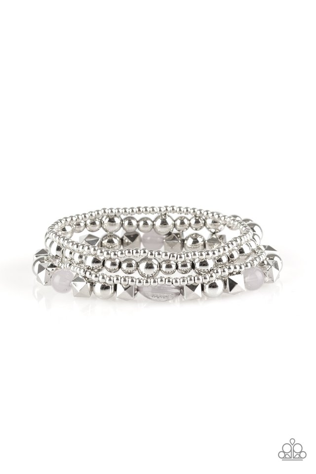 Babe-alicious - Silver - Paparazzi Bracelet Image