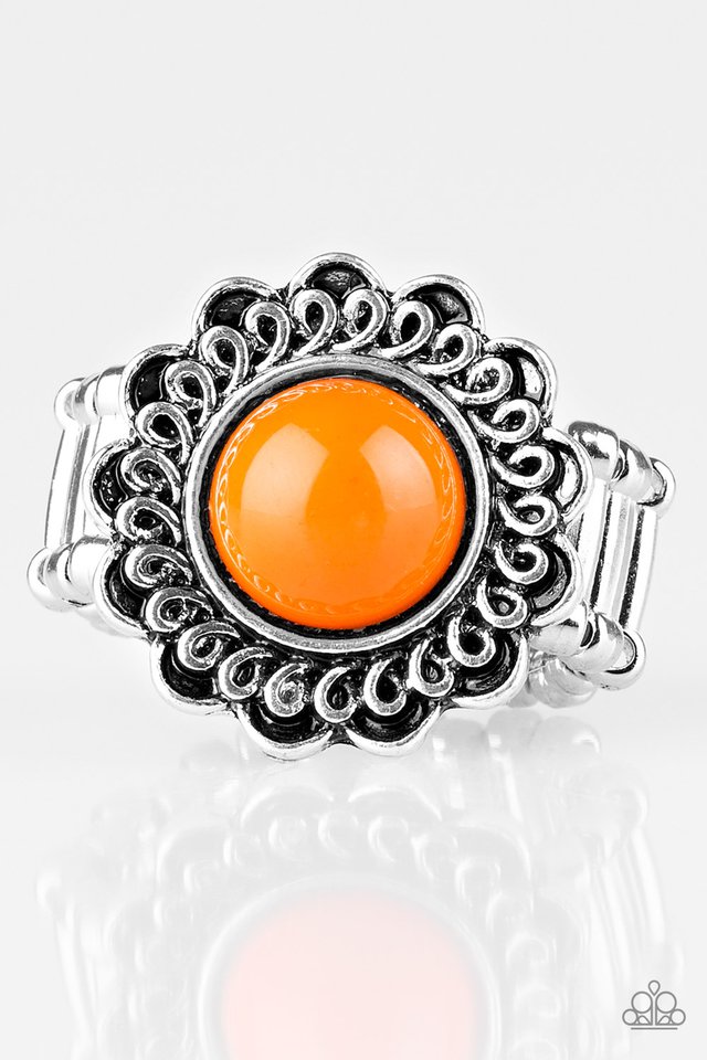 Garden Stroll - Orange - Paparazzi Ring Image