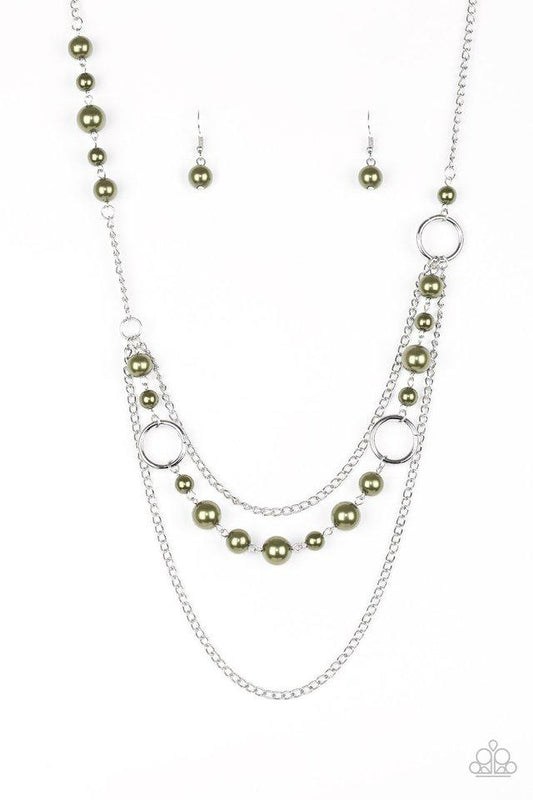 Paparazzi Necklace ~ Party Dress Princess - Green