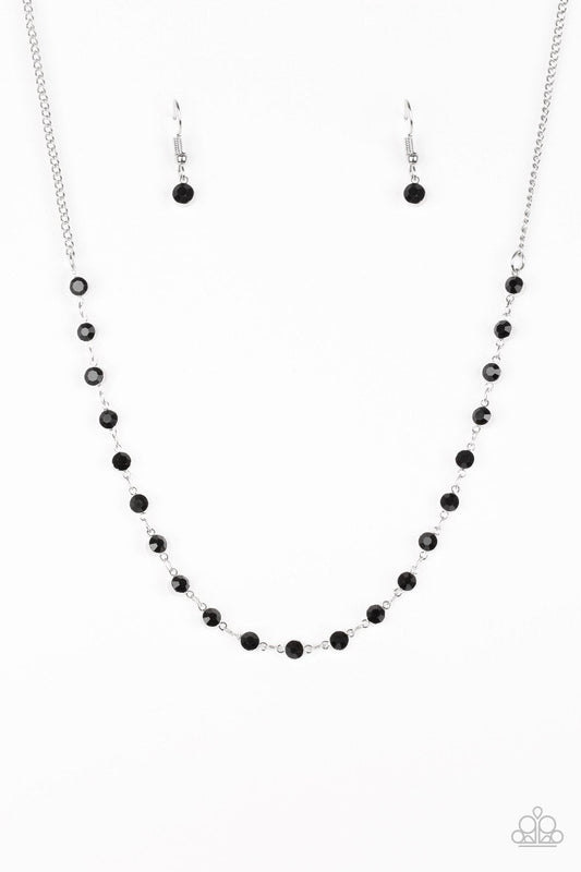 Paparazzi Necklace ~ Party Like A Princess - Black