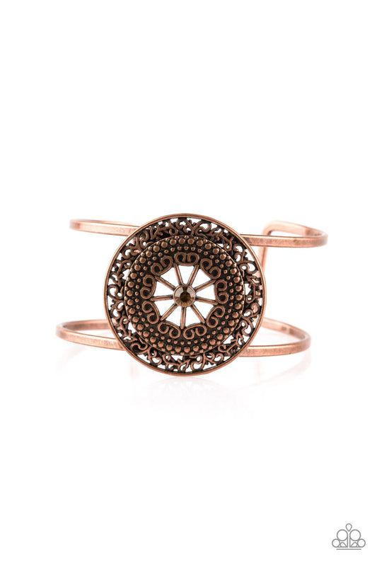 Paparazzi Bracelet ~ Cool Compass - Copper
