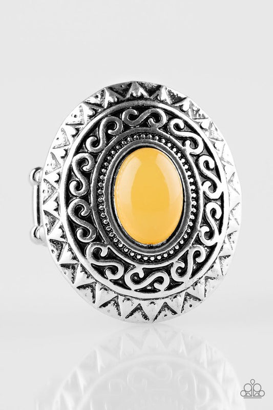 Hello, Sunshine - Yellow - Paparazzi Ring Image