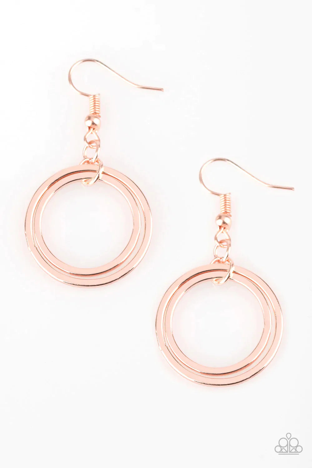 Paparazzi Earring ~ The Gleam Of My Dreams - Rose Gold