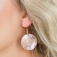 Basic Bravado - Rose Gold - Paparazzi Earring Image
