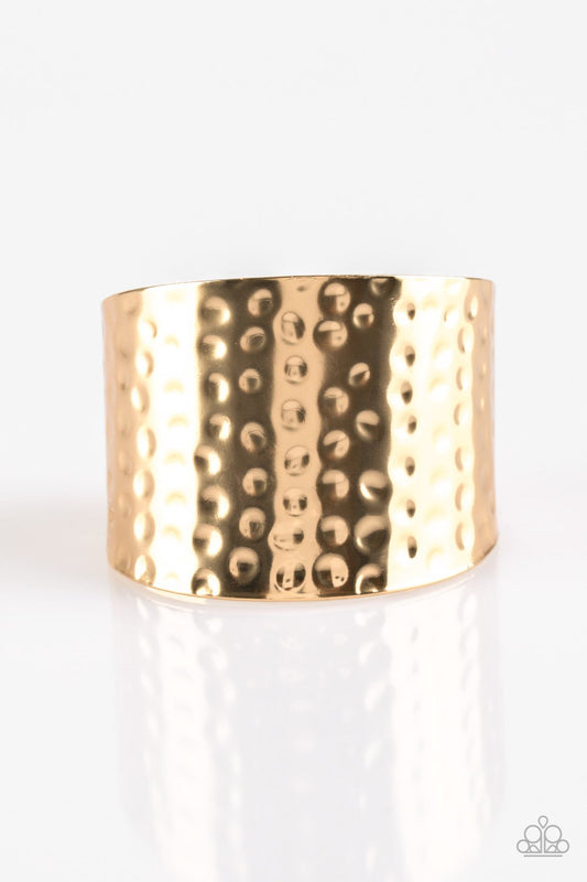 Paparazzi Bracelet ~ Wonderfully Wonder Woman - Gold