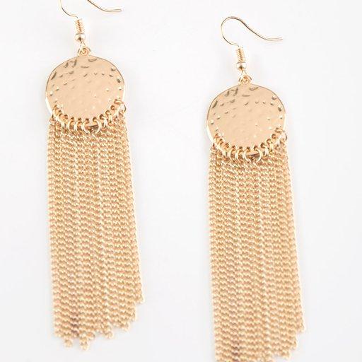 Paparazzi Earring ~ Solar Scene - Gold