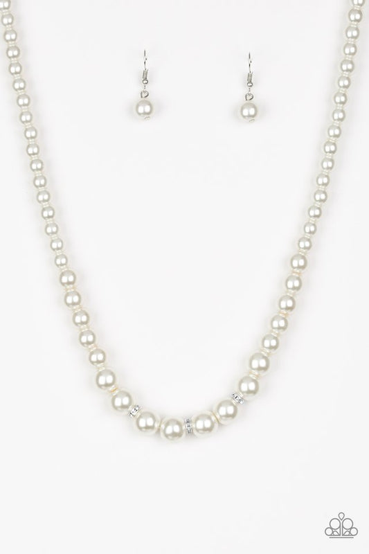 Royal Romance - White - Paparazzi Necklace Image