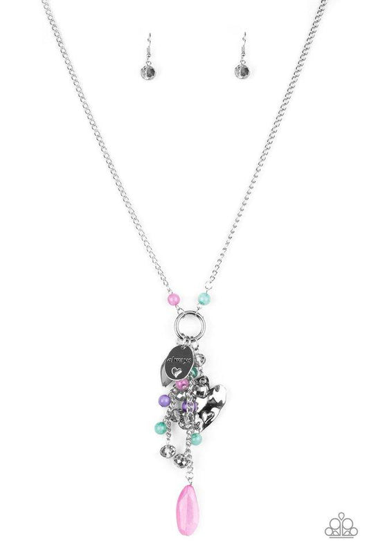 Paparazzi Necklace ~ Hearts Content - Multi