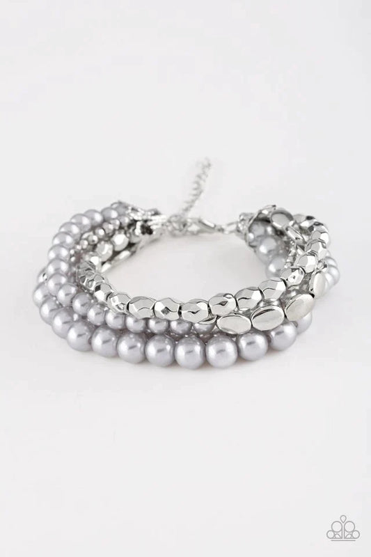 Paparazzi Bracelet ~ Metro Mix Up - Silver
