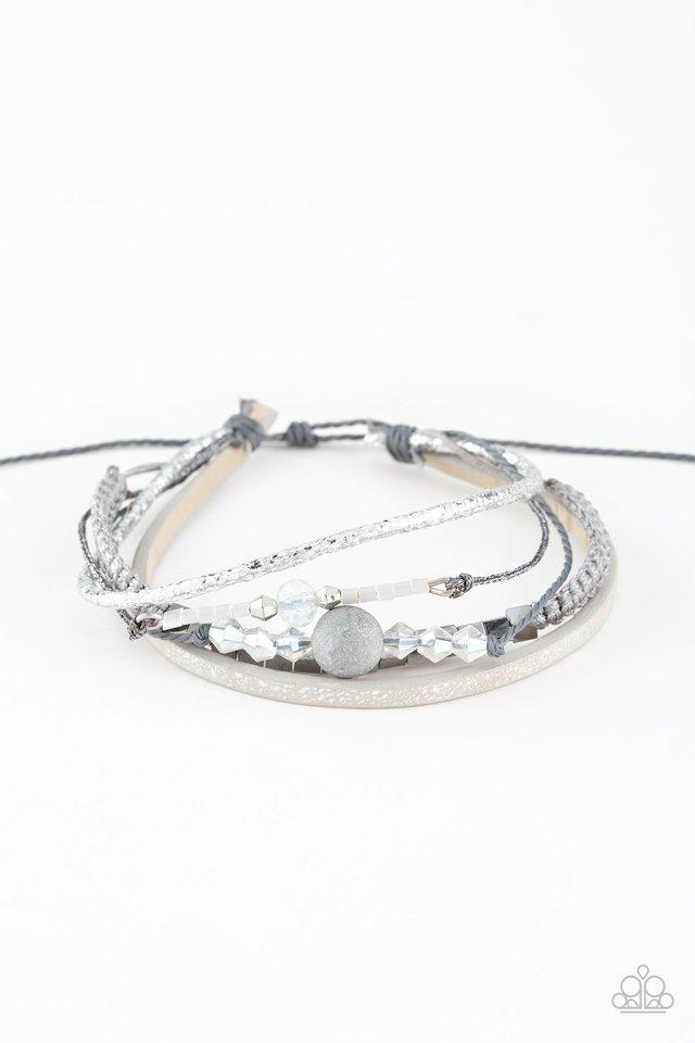 Paparazzi Bracelet ~ Take A SPACEWALK - Silver