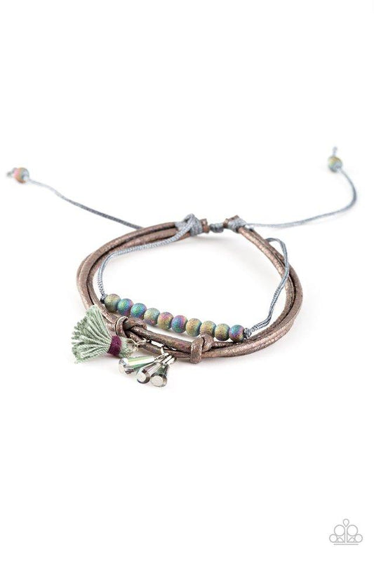 Paparazzi Bracelet ~ Trendsetting Technicolor - Silver
