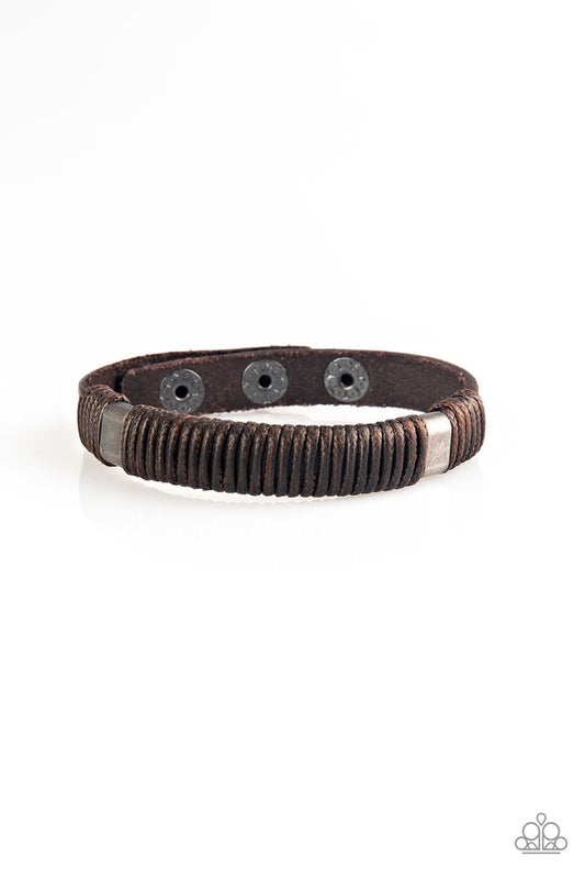 What Happens On The Road... - Brown - Paparazzi Bracelet Image