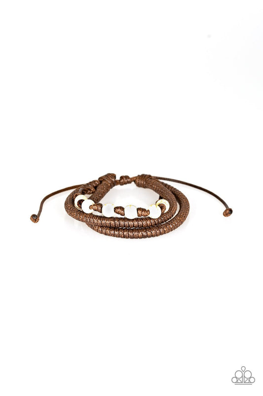 Paparazzi Bracelet ~ Desert Quest - Brown