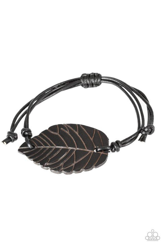 Paparazzi Bracelet ~ Forest Forager - Black