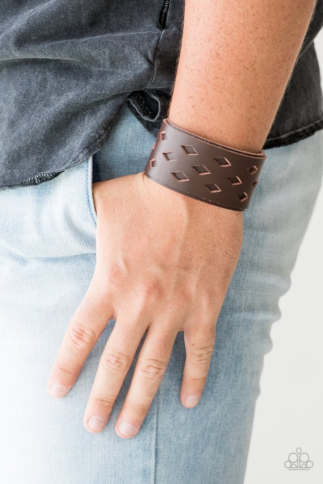 Bucking Bronco - Brown - Paparazzi Bracelet Image