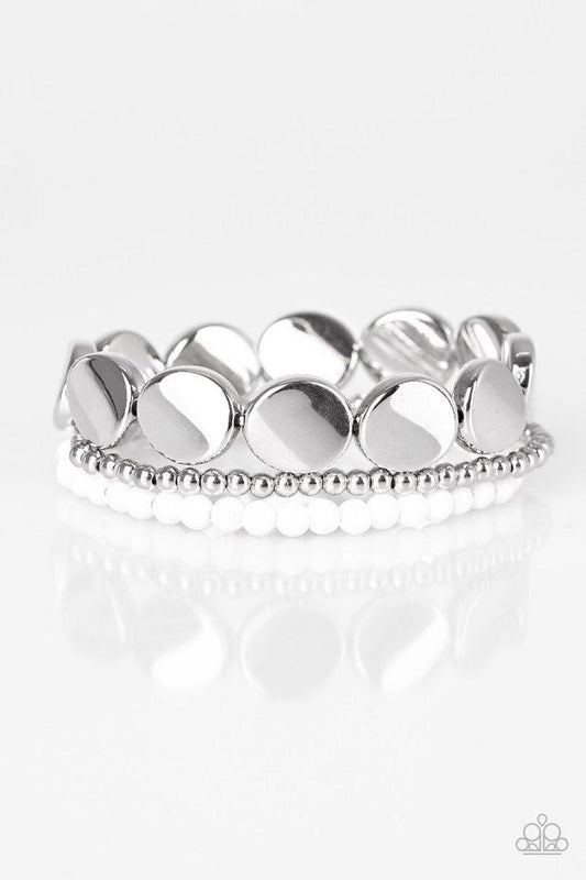 Paparazzi Bracelet ~ Beyond The Basics - White