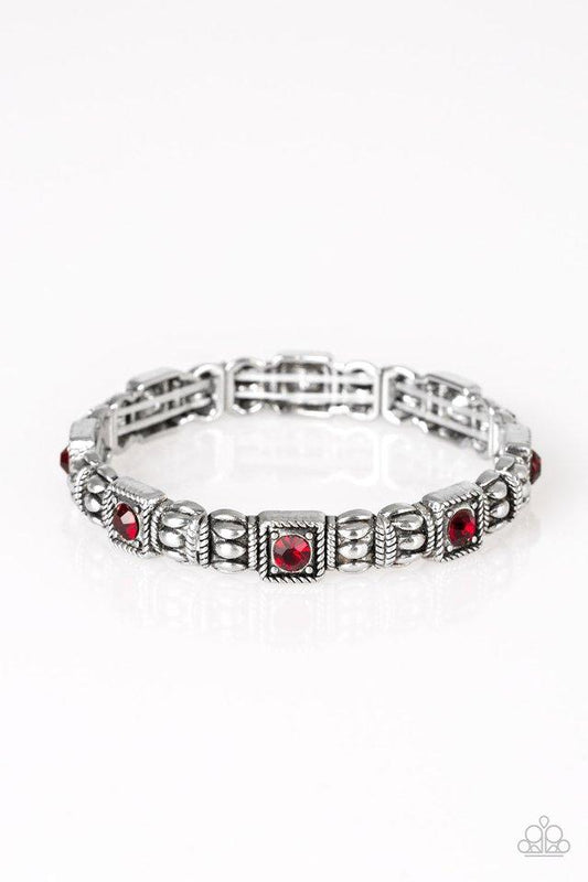 Paparazzi Bracelet ~ Metro Marvelous - Red
