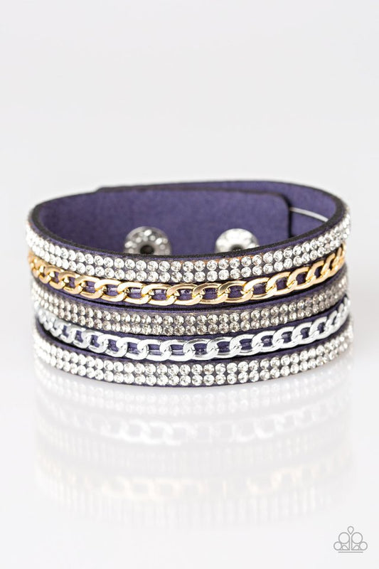 Fashion Fiend - Blue - Paparazzi Bracelet Image