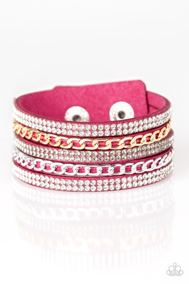 Fashion Fiend - Pink - Paparazzi Bracelet Image