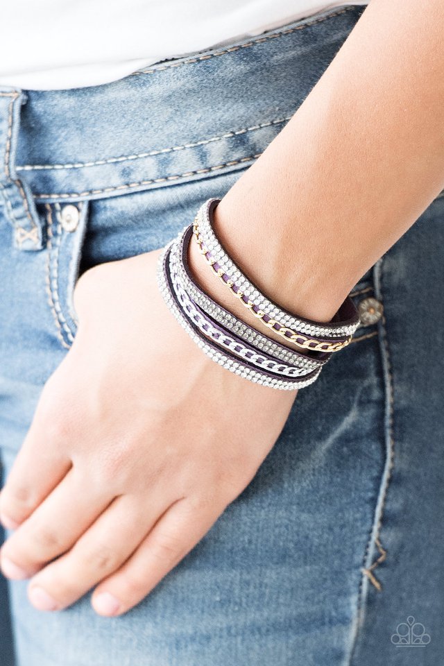 Fashion Fiend - Purple - Paparazzi Bracelet Image