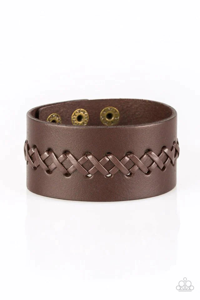 Paparazzi Bracelet ~ Be A Sport - Brown