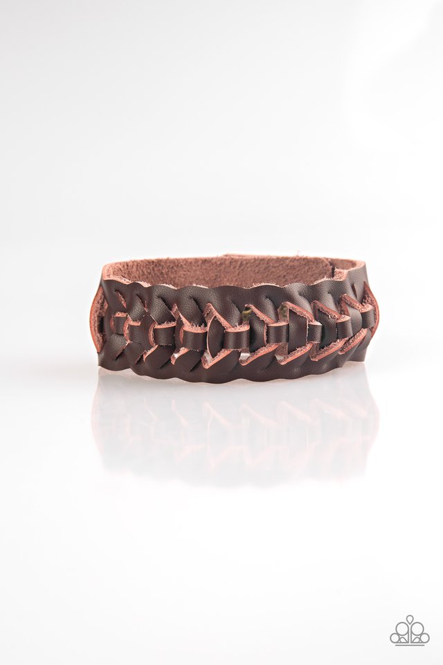 Rustle Up - Brown - Paparazzi Bracelet Image