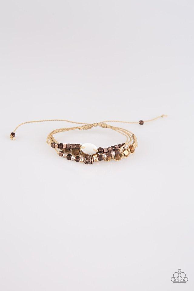 Paparazzi Bracelet ~ Trendy Tourist - Copper