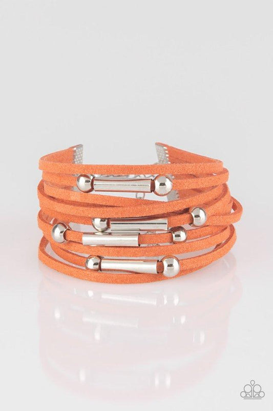 Paparazzi Bracelet ~ Back To BACKPACKER - Orange