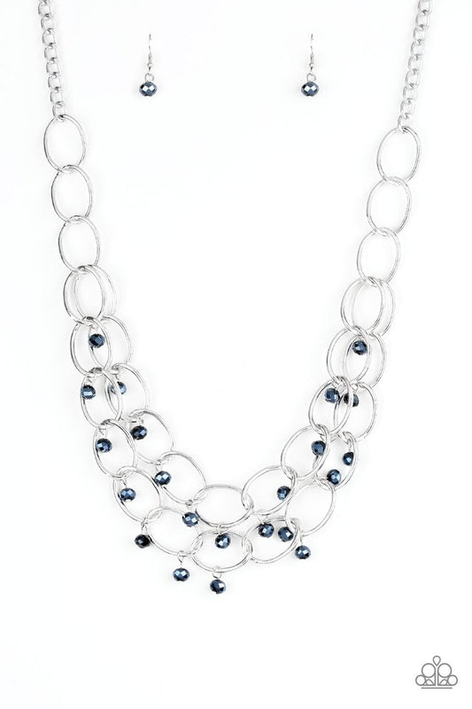 Yacht Tour - Blue - Paparazzi Necklace Image