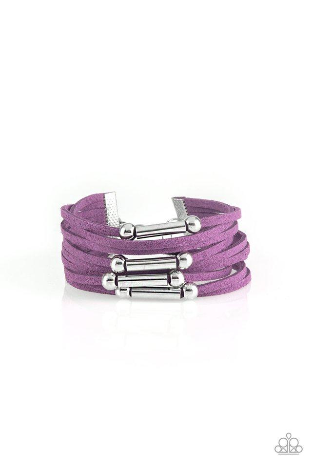 Paparazzi Bracelet ~ Back To BACKPACKER - Purple