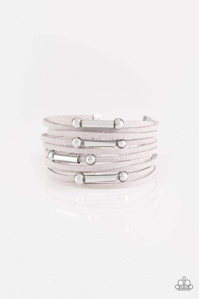 Paparazzi Bracelet ~ Back To BACKPACKER - Silver
