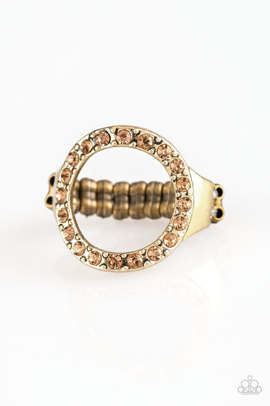 Paparazzi Ring ~ One-GLAM Band - Brass