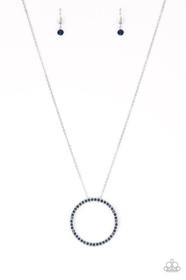 Paparazzi Necklace ~ Center Of Attention - Blue